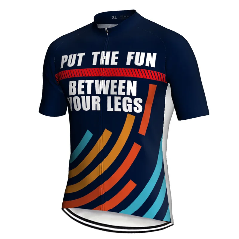 Cycling Jersey, Put the Fun Between Wheels, Road Bike Clothes, MTB Mountain Wear, Sports Wear, Downhill Motocross, Bicycle Top
Cycling Jersey, Put the Fun Between Wheels, Road Bike Clothes, MTB Mountain Wear, Sports Wear, Downhill Motocross, Bicycle Top