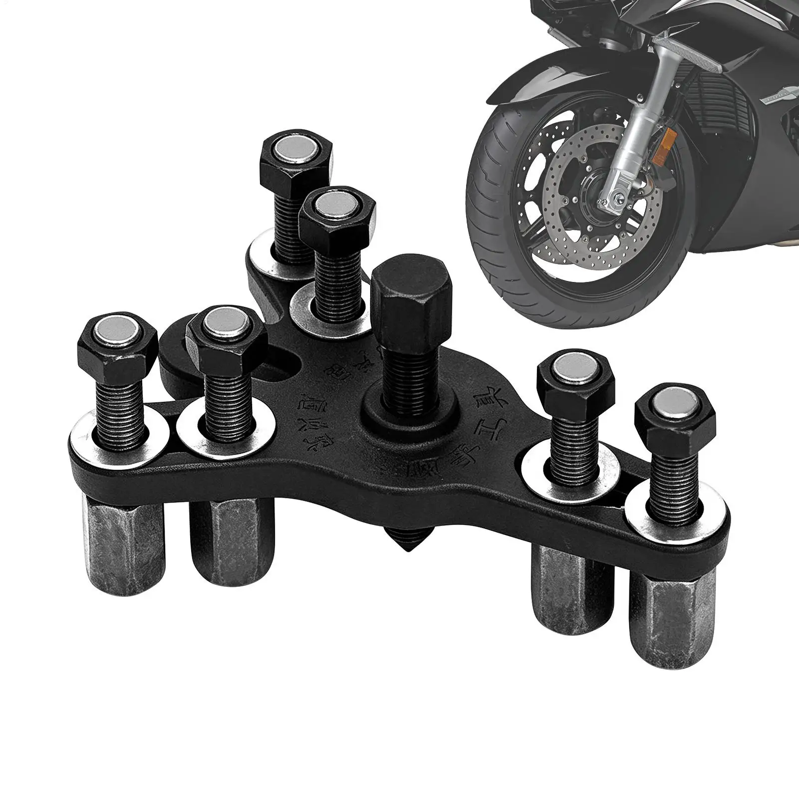 Motorcycle Brake Drum Puller With Screws Heavy Duty Adjustable Repair Tools Half Axle Disassembly Wheel Puller Tool
Motorcycle Brake Drum Puller With Screws Heavy Duty Adjustable Repair Tools Half Axle Disassembly Wheel Puller Tool