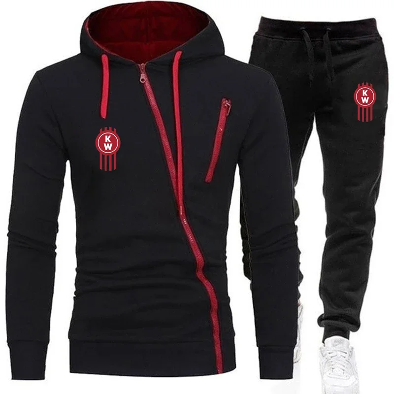 2024 New Kenworth Logo Print Custom Made Solid Color Men Zipper Jacket Hoodie + Pants Pocket Casual Man Sportswear 2 Piece Set
2024 New Kenworth Logo Print Custom Made Solid Color Men Zipper Jacket Hoodie + Pants Pocket Casual Man Sportswear 2 Piece Set