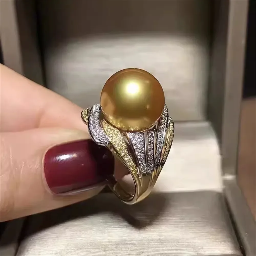 DIY Pearl Ring Accessories S925 Sterling Silver Pearl Ring Empty Holder Fashion Ring Holder Women's Fit 11-13mm Round Beads Z484
DIY Pearl Ring Accessories S925 Sterling Silver Pearl Ring Empty Holder Fashion Ring Holder Women's Fit 11-13mm Round Beads Z484