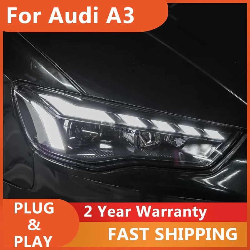 Car Accessories for Head Lamp for Audi A3 Headlights 2014-2016 A3 8V Headlight DRL Turn Signal Low High Beam Projector Lens
Car Accessories for Head Lamp for Audi A3 Headlights 2014-2016 A3 8V Headlight DRL Turn Signal Low High Beam Projector Lens