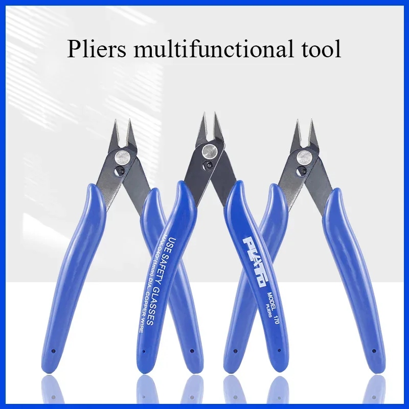 1Pcs Pliers Multi Functional Tools Electrical Wire Cable Cutters Cutting Side Snips Flush Stainless Steel Nipper Hand Tools
1Pcs Pliers Multi Functional Tools Electrical Wire Cable Cutters Cutting Side Snips Flush Stainless Steel Nipper Hand Tools