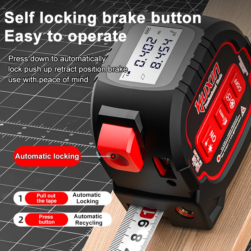 3 In 1 Laser Rangefinder 60 M Distance Measurement With Backlit Display Rangefinder Scale Area / Distance Rechargeable
3 In 1 Laser Rangefinder 60 M Distance Measurement With Backlit Display Rangefinder Scale Area / Distance Rechargeable
