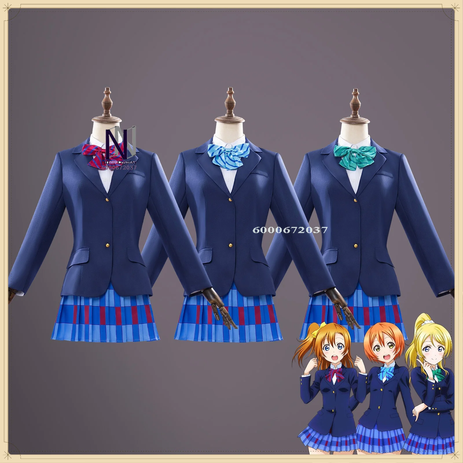 High quality Full Set LoveLive! Ayase Eli Kousaka Honoka Cosplay costume Women Blue Long Sleeve Uniform Anime outfit Comic con
High quality Full Set LoveLive! Ayase Eli Kousaka Honoka Cosplay costume Women Blue Long Sleeve Uniform Anime outfit Comic con
