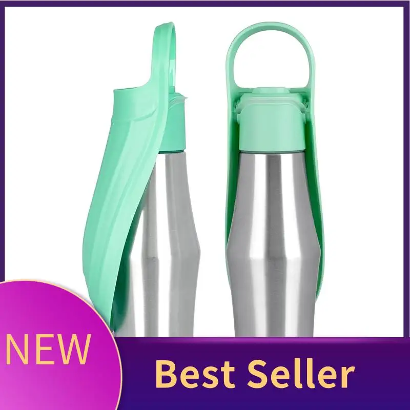 Stainless Steel Dog Travel Water Bottle + Drinking Feeder, Leak Proof Green 27Oz
Stainless Steel Dog Travel Water Bottle + Drinking Feeder, Leak Proof Green 27Oz