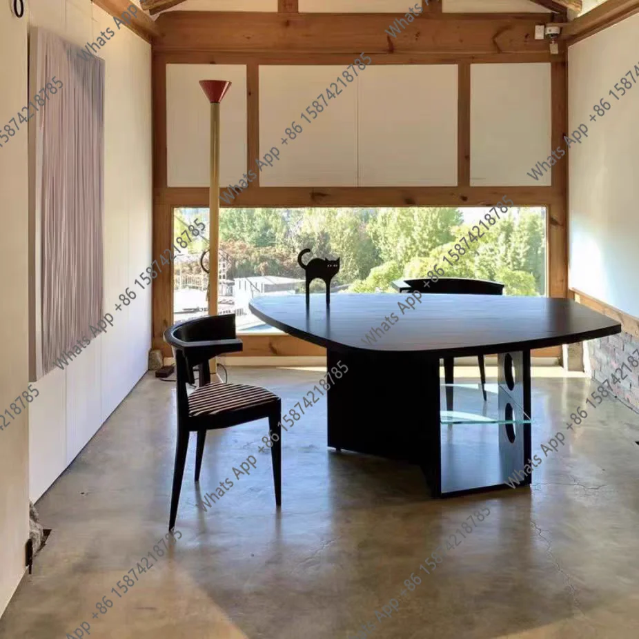Nordic wabi-sandy wind special-shaped irregular dining table household solid wood creative negotiation conference table designer
Nordic wabi-sandy wind special-shaped irregular dining table household solid wood creative negotiation conference table designer