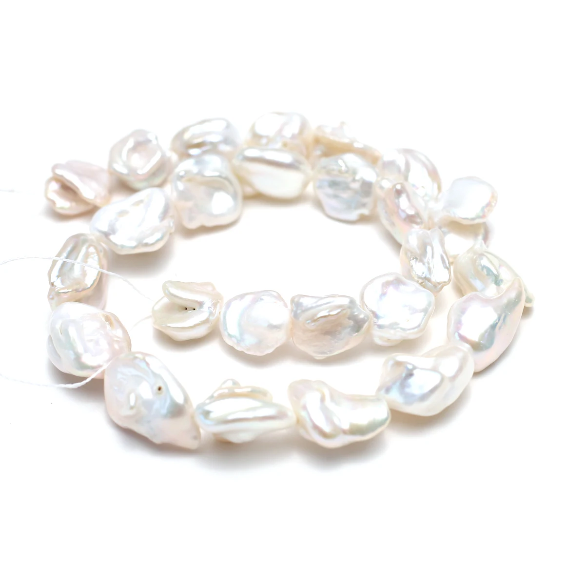 12-15mm5A Natural Freshwater Pearl White Baroque Irregular Bead Sparkle Jewelry MakeDIY Necklace Bracelet Accessories Gift Women
12-15mm5A Natural Freshwater Pearl White Baroque Irregular Bead Sparkle Jewelry MakeDIY Necklace Bracelet Accessories Gift Women