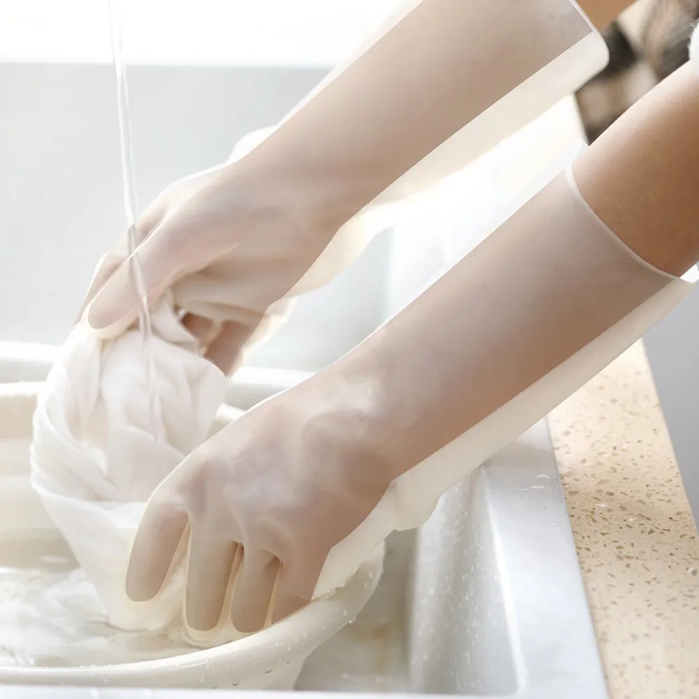 2Pair Waterproof Cleaning Gloves Rubber Dishwashing Gloves for Kitchen Hand Wash Scrubbing Household Garden Car Washing Laundry
2Pair Waterproof Cleaning Gloves Rubber Dishwashing Gloves for Kitchen Hand Wash Scrubbing Household Garden Car Washing Laundry