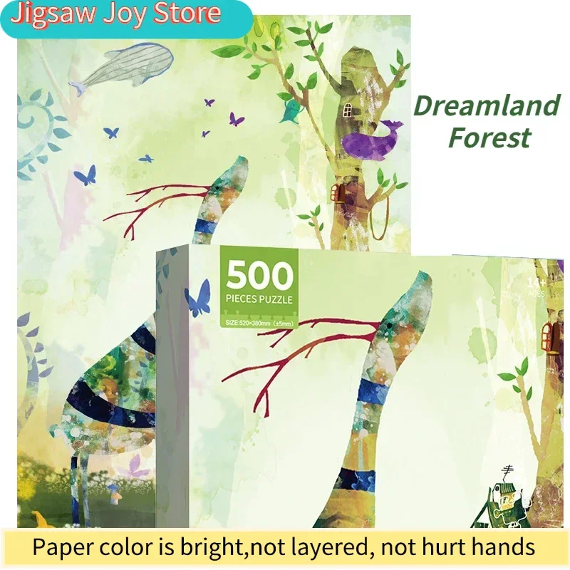 High Quality 38*52 Adults Paper Jigsaw Puzzles Dreamland Forest Cute Animal Stress Reducing Toys Christmas Gifts
High Quality 38*52 Adults Paper Jigsaw Puzzles Dreamland Forest Cute Animal Stress Reducing Toys Christmas Gifts