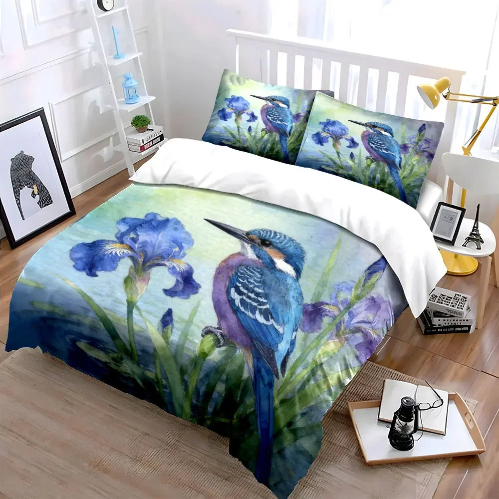 Nature-Themed Bird Print Decor Set Soft Comfortable Duvet Cover Bedding Set Included 1*Duvet Cover & 2*Pillowcases, gift
Nature-Themed Bird Print Decor Set Soft Comfortable Duvet Cover Bedding Set Included 1*Duvet Cover & 2*Pillowcases, gift