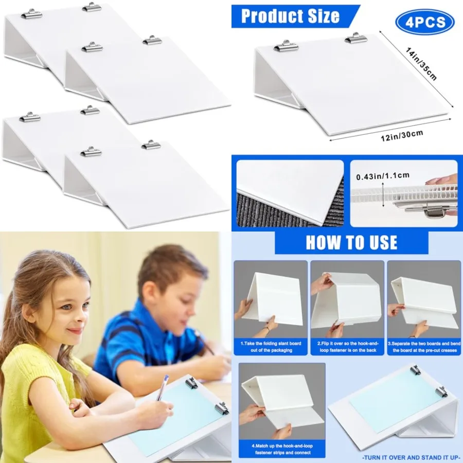Folding Slant Board for Writing 14 x 12 Inch Large Slanted Clipboard Adjustable Tilted Writing Board Sloped Surface to Improve
Folding Slant Board for Writing 14 x 12 Inch Large Slanted Clipboard Adjustable Tilted Writing Board Sloped Surface to Improve