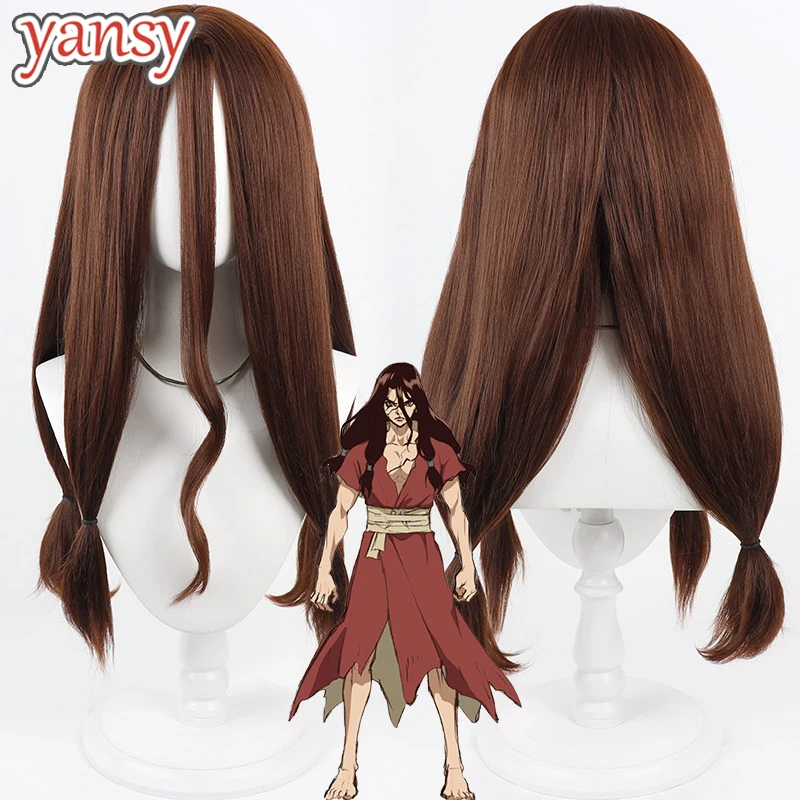 Yansywig Synthetic Hair Shishio Tsukasa Cosplay Wigs Anime Dr.Stone Shishio Tsukasa 70cm Long Straight Brown Wig Heat Resistant
Yansywig Synthetic Hair Shishio Tsukasa Cosplay Wigs Anime Dr.Stone Shishio Tsukasa 70cm Long Straight Brown Wig Heat Resistant