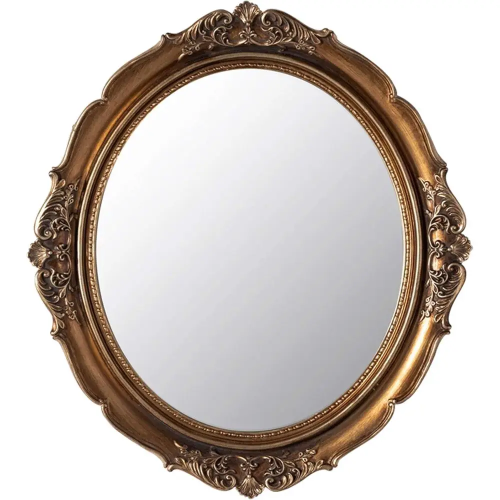 12.8 x 14.3 inch Vintage Decorative Wall Mirror, Hanging Mirror Bedroom Living-Room Drer Decor, Oval (Antique Gold)
12.8 x 14.3 inch Vintage Decorative Wall Mirror, Hanging Mirror Bedroom Living-Room Drer Decor, Oval (Antique Gold)