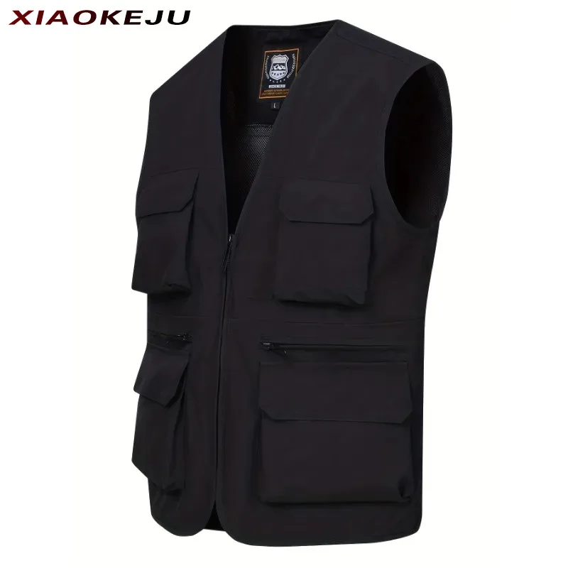 Pocket Working Vest Multi Windbreaker Large Size Hiking MAN Fishing Hunting Vests Waterproof Male Camping Jackets Jackets Man
Pocket Working Vest Multi Windbreaker Large Size Hiking MAN Fishing Hunting Vests Waterproof Male Camping Jackets Jackets Man