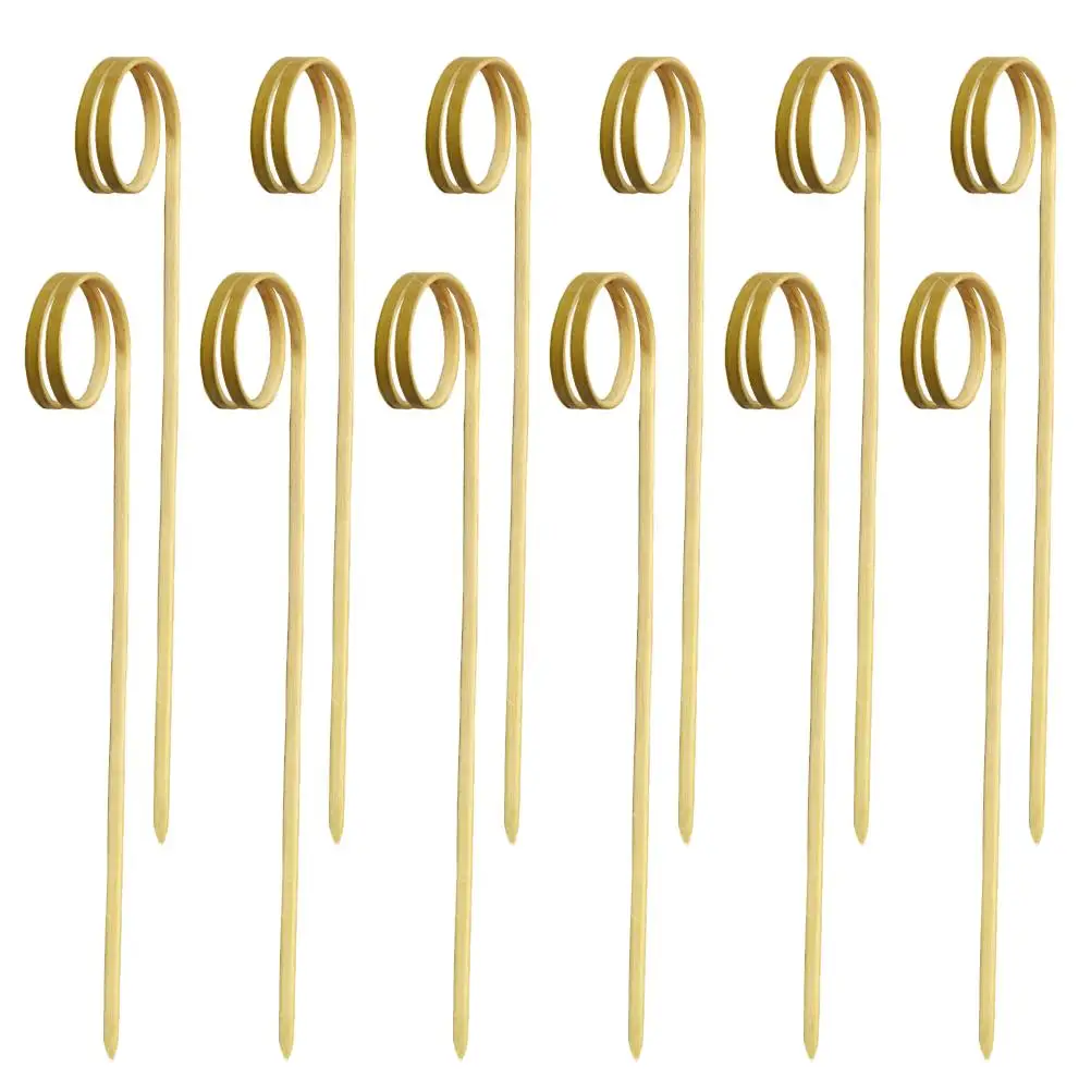 100 Pcs Fruit Stick BBQ Rotating Skewers Cake Picks Food Cocktail Bamboo Forks Sticks
100 Pcs Fruit Stick BBQ Rotating Skewers Cake Picks Food Cocktail Bamboo Forks Sticks