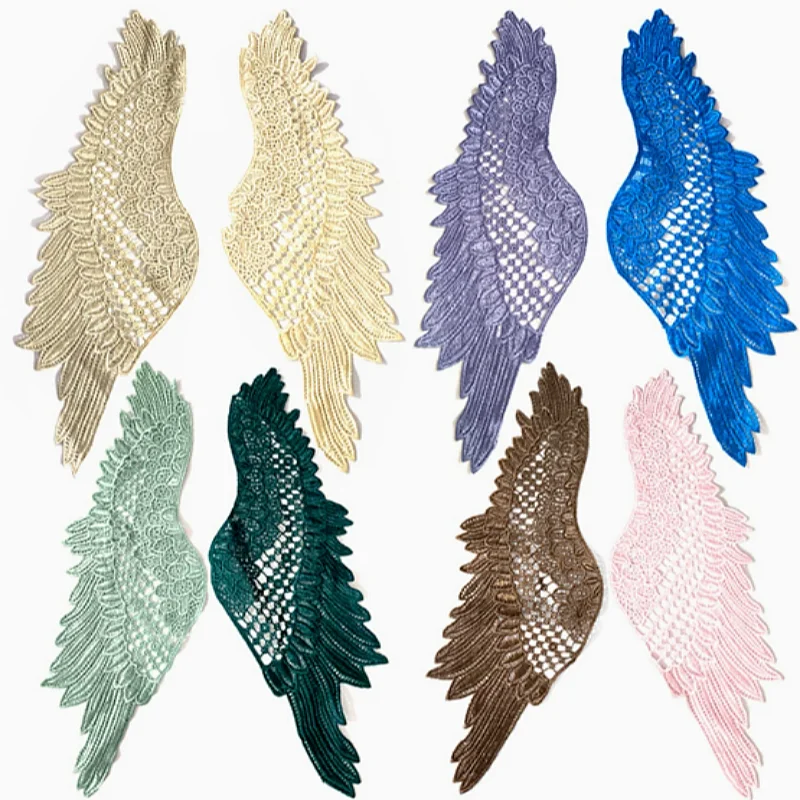 1 pair Lace wings, floral embroidery, embroidered floral angel wings clothing, lace trimmings, embroidery for DIY project
1 pair Lace wings, floral embroidery, embroidered floral angel wings clothing, lace trimmings, embroidery for DIY project