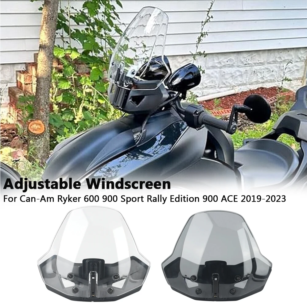 For Can-Am Ryker 600 900 Sport Rally Edition 900 ACE 2019-2023 Motorcycle Adjustable Windscreen Windshield Wind Screen Shield
For Can-Am Ryker 600 900 Sport Rally Edition 900 ACE 2019-2023 Motorcycle Adjustable Windscreen Windshield Wind Screen Shield