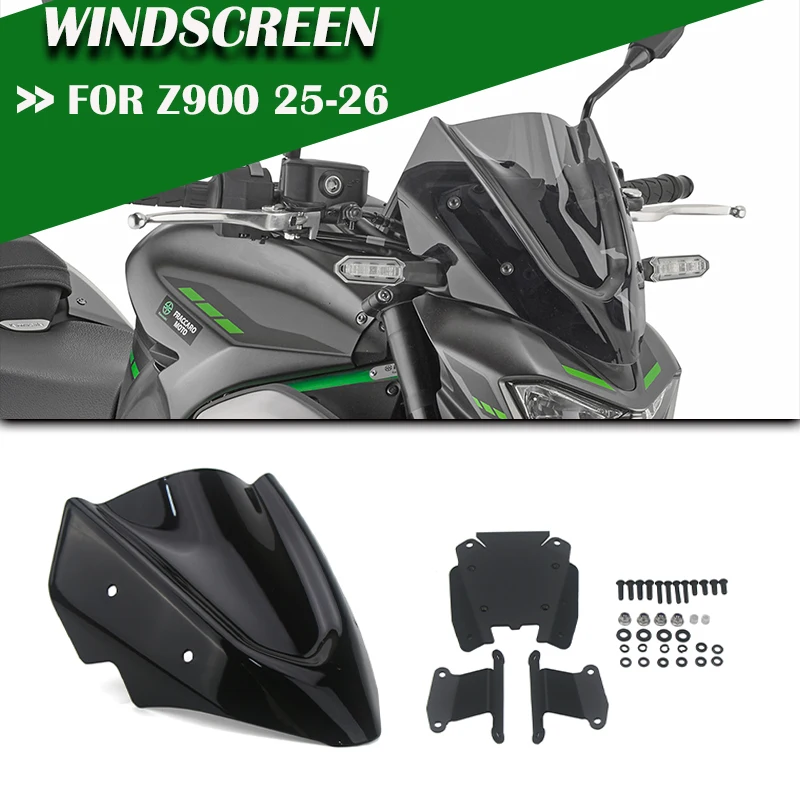 New For Kawasaki Z 900 Z900 2025 2026 Motorcycle Windshield Screen Visor Windscreen Double Bubble Wind Deflector
New For Kawasaki Z 900 Z900 2025 2026 Motorcycle Windshield Screen Visor Windscreen Double Bubble Wind Deflector