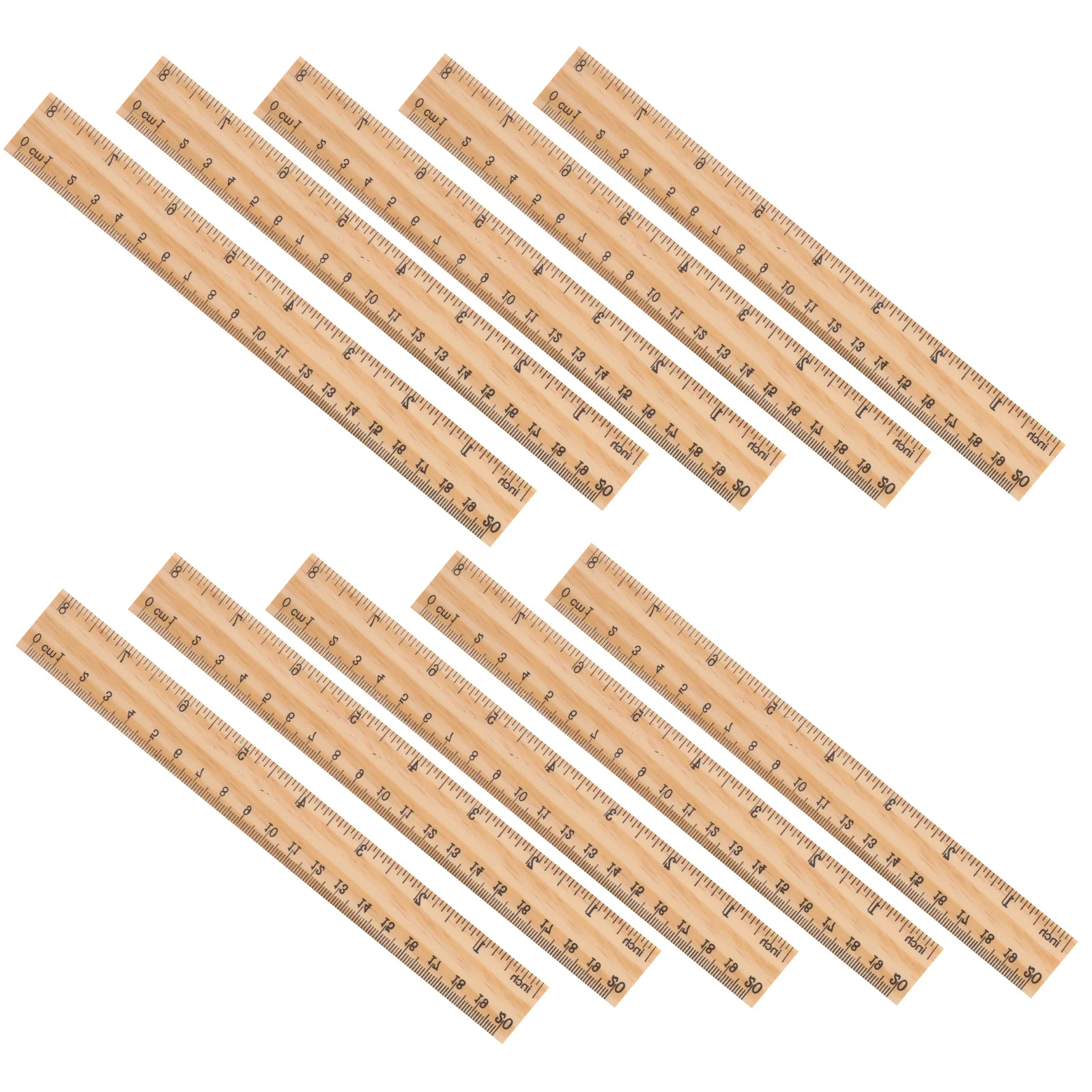 30Pcs Double Sided Scale Wooden Ruler 20Cm Straight Measuring Tool for Education Drafting Training Aid Ruler Measuring Tool
30Pcs Double Sided Scale Wooden Ruler 20Cm Straight Measuring Tool for Education Drafting Training Aid Ruler Measuring Tool