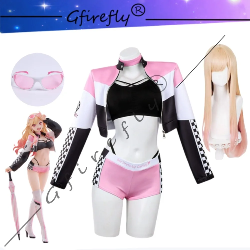 My Dress Up Darling Marin Kitagawa Cosplay Costume Racing Wig Accessories Comic Con Event Performance Outfit Anime Role Play
My Dress Up Darling Marin Kitagawa Cosplay Costume Racing Wig Accessories Comic Con Event Performance Outfit Anime Role Play