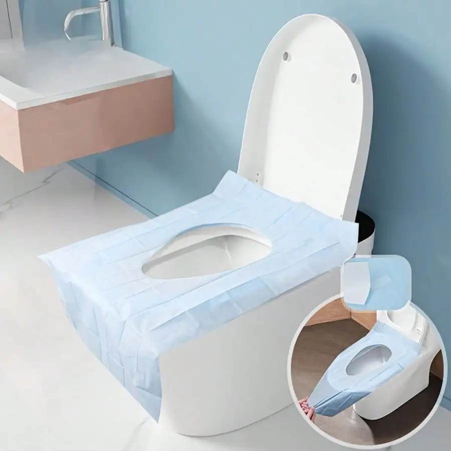 20 sheets of disposable flushable toilet seat liners | Portable travel-sized soft paper cover, toilet seat liner for trips
20 sheets of disposable flushable toilet seat liners | Portable travel-sized soft paper cover, toilet seat liner for trips