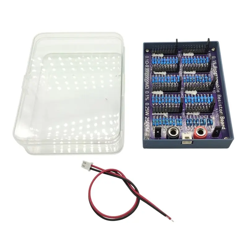 ABSQ-Programmable Resistor Board 1/4W 0.1% 8-Segment For Jumper Cap Multimeter Calibration Resistor Board
ABSQ-Programmable Resistor Board 1/4W 0.1% 8-Segment For Jumper Cap Multimeter Calibration Resistor Board