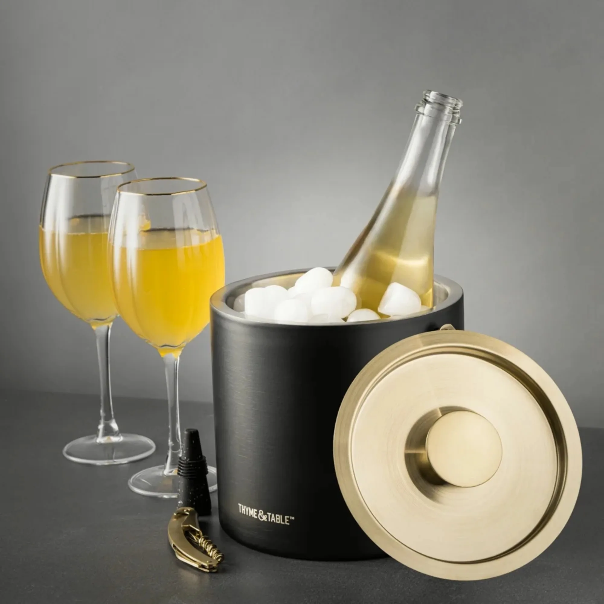 (2 шт.) Ведро для льда из нержавеющей стали
(2 шт.) Ведро для льда из нержавеющей стали