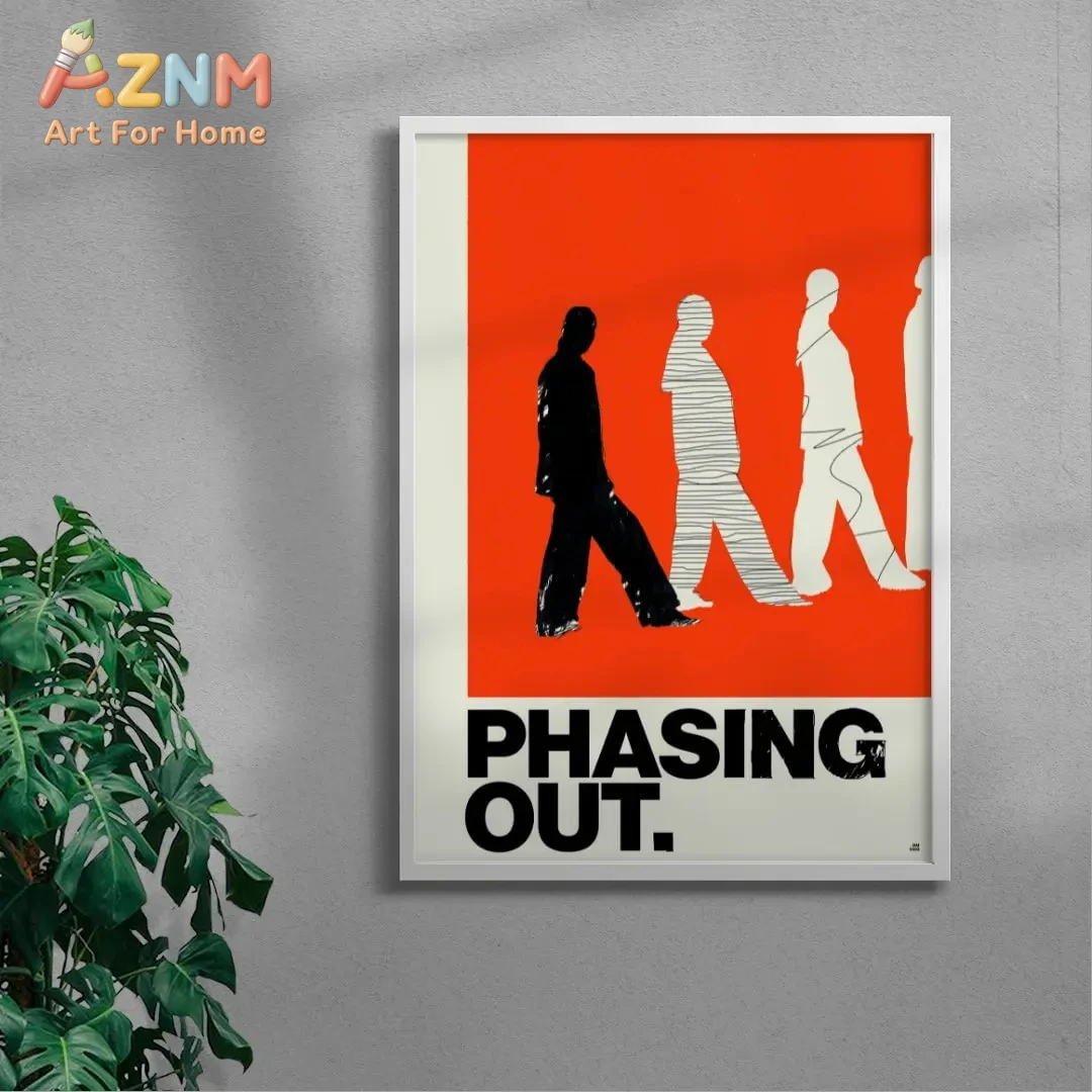 Настенное искусство в рамке "Phasing Out" - Яркий оранжевый абстрактный принт с изображением идущей фигуры, современный декор для дома и офиса
Настенное искусство в рамке "Phasing Out" - Яркий оранжевый абстрактный принт с изображением идущей фигуры, современный декор для дома и офиса