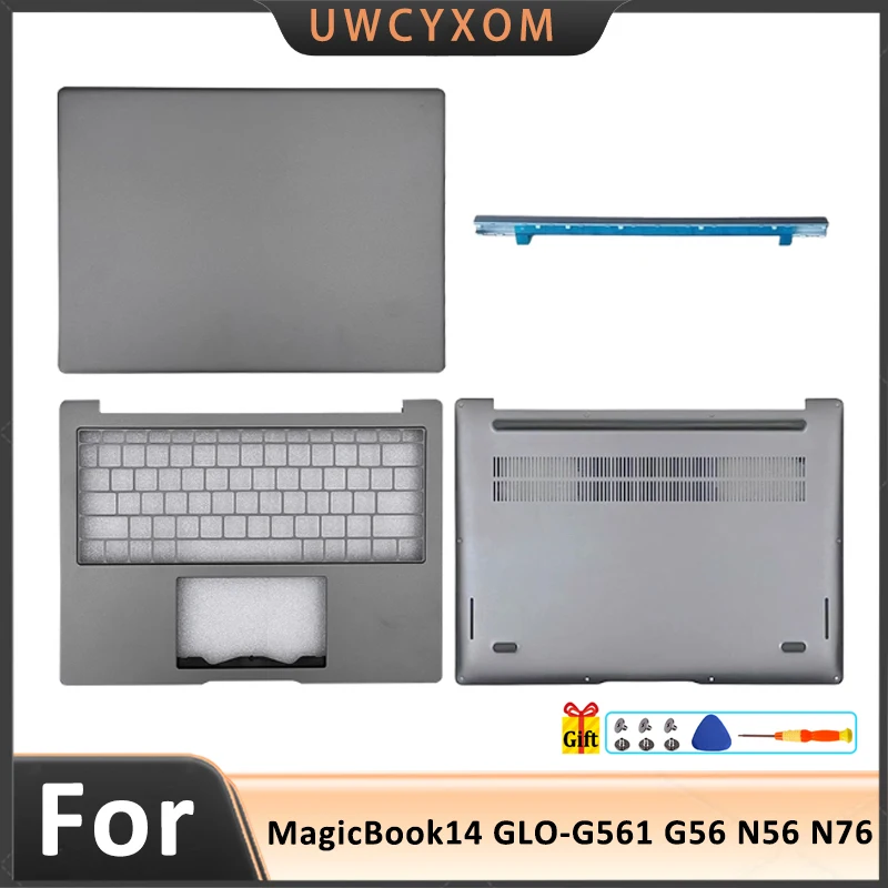 For MagicBook14 GLO-G561 G56 N56 N76 Rear Lid TOP Case Laptop LCD Back Cover/ Bezel Cover/Palmrest COVER/Bottom Case
For MagicBook14 GLO-G561 G56 N56 N76 Rear Lid TOP Case Laptop LCD Back Cover/ Bezel Cover/Palmrest COVER/Bottom Case