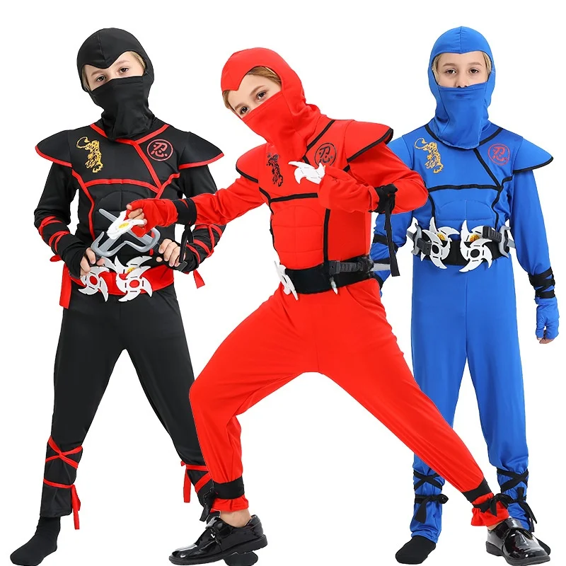 Children's Halloween Cosplay Ninja Costume Muscle Suit Samurai Ninja Performance Outfit Polyester Traditional Chinese Stage C...
Children's Halloween Cosplay Ninja Costume Muscle Suit Samurai Ninja Performance Outfit Polyester Traditional Chinese Stage C...