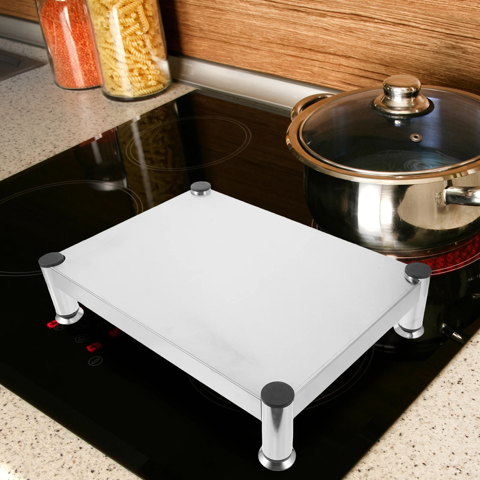 Kitchen Shelf Equipment Induction Cooker Holder Gas Stove Cooktop Stand Wok Rack Silver Bracket Support
Kitchen Shelf Equipment Induction Cooker Holder Gas Stove Cooktop Stand Wok Rack Silver Bracket Support