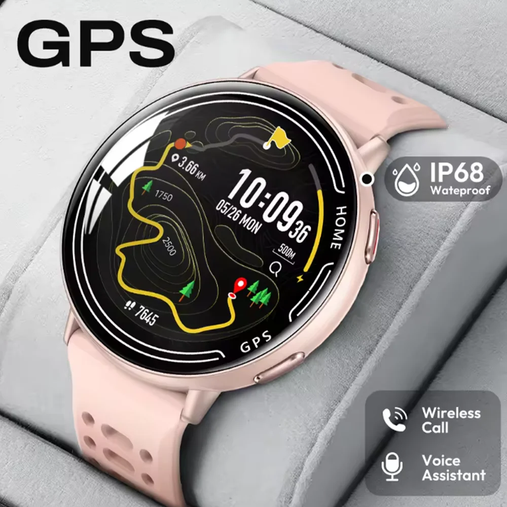 Smart Watch Built in GPS Bluetooth Call Outdoor Sport IP68 Waterproof 100+Sports Mode Heart Rate Monitor Health Smartwatch Women
Smart Watch Built in GPS Bluetooth Call Outdoor Sport IP68 Waterproof 100+Sports Mode Heart Rate Monitor Health Smartwatch Women