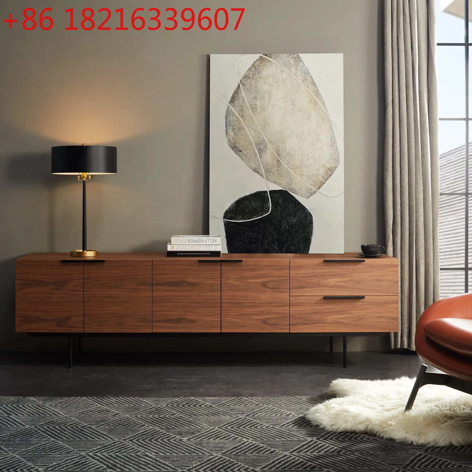 Modern simple audio-visual cabinet Nordic living room light luxury TV cabinet
Modern simple audio-visual cabinet Nordic living room light luxury TV cabinet