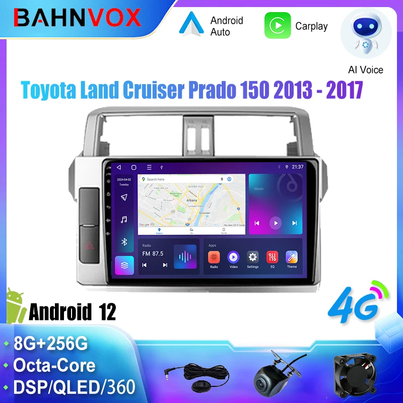 Android Car Radio GPS Navigation Multimedia Video Player for Toyota Land Cruiser Prado 150 2013 2017 Stereo Tape Screen
Android Car Radio GPS Navigation Multimedia Video Player for Toyota Land Cruiser Prado 150 2013 2017 Stereo Tape Screen