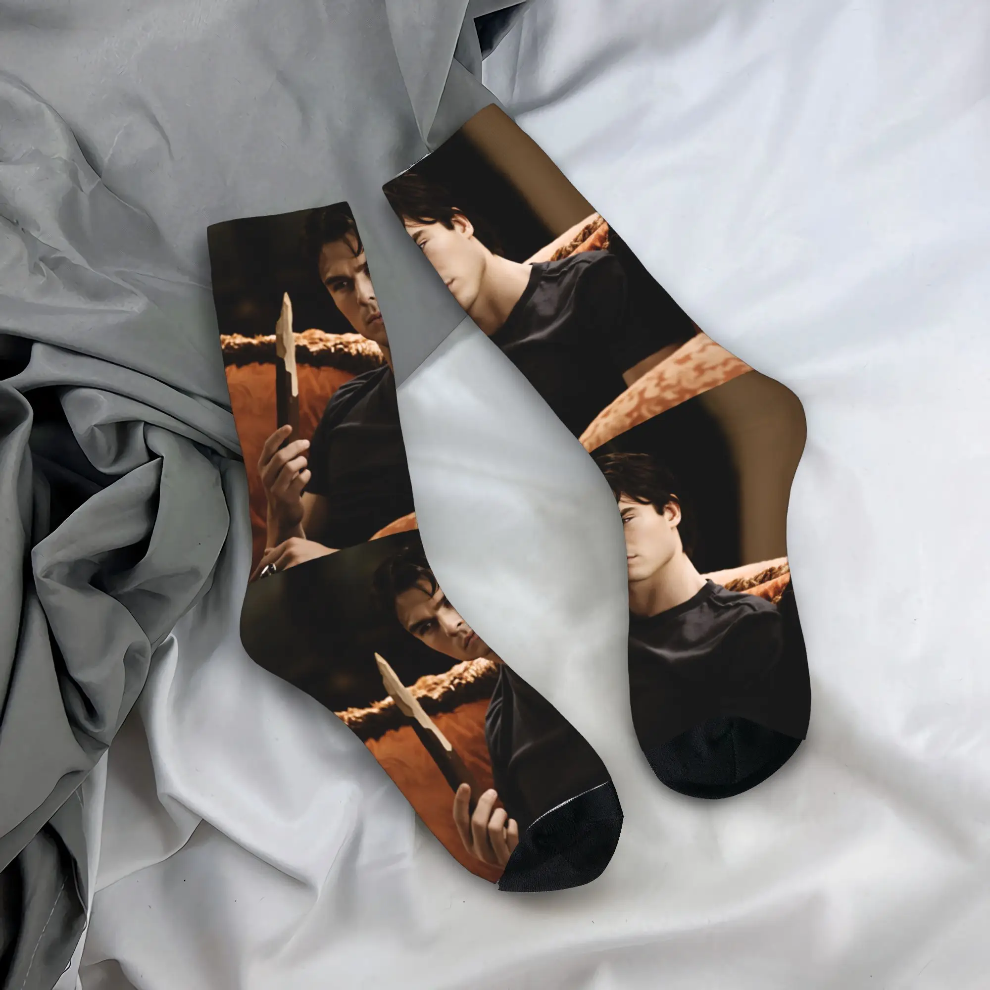 Couple Socks Damon Salvatore The Vampire Diaries Stockings Anti Slip Quality Socks Autumn Funny Graphic Running Socks
Couple Socks Damon Salvatore The Vampire Diaries Stockings Anti Slip Quality Socks Autumn Funny Graphic Running Socks