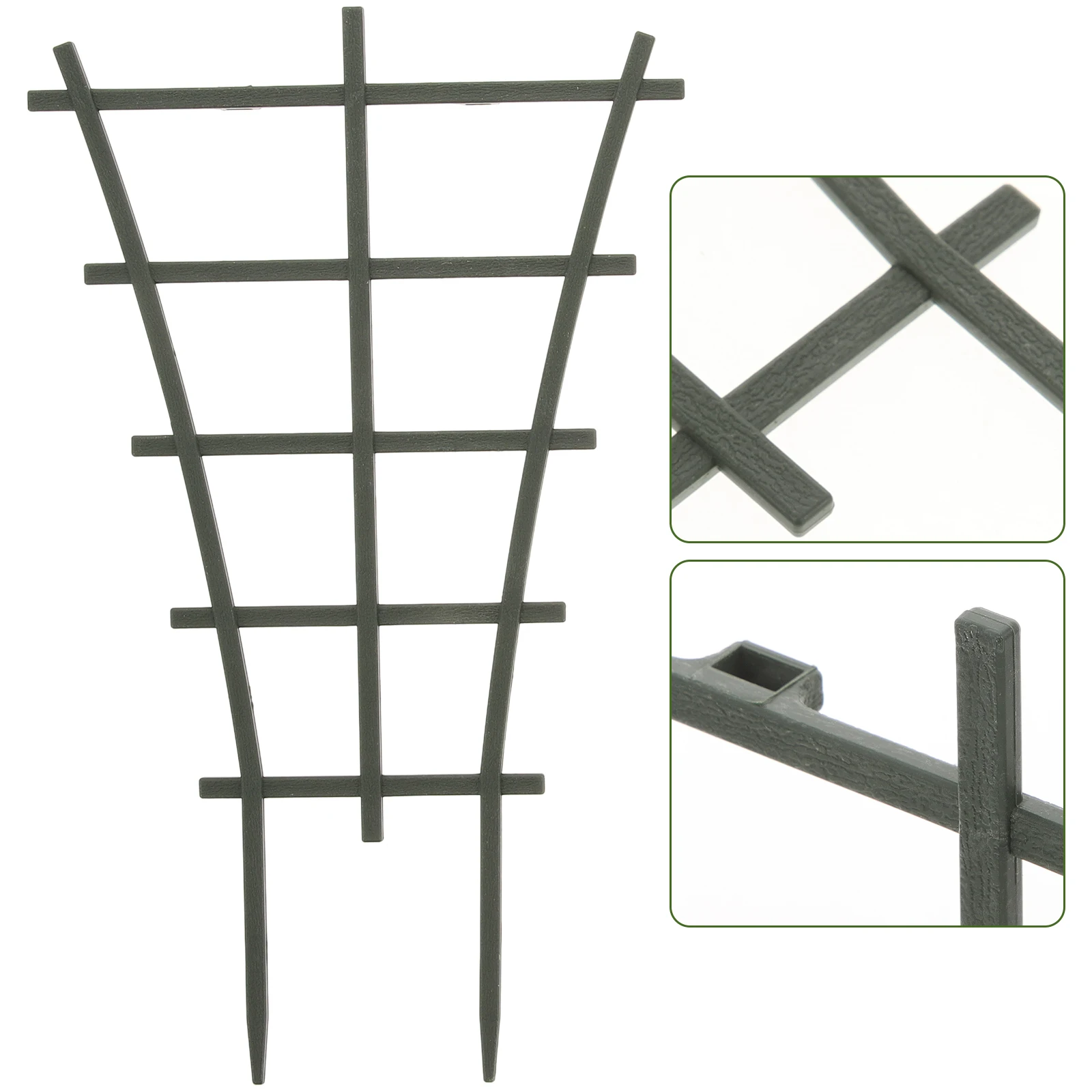 3pcs Large Plastic Climbing Trellis Vine Support Frame for Potted Plants Garden Flowers Green Vegetables
3pcs Large Plastic Climbing Trellis Vine Support Frame for Potted Plants Garden Flowers Green Vegetables