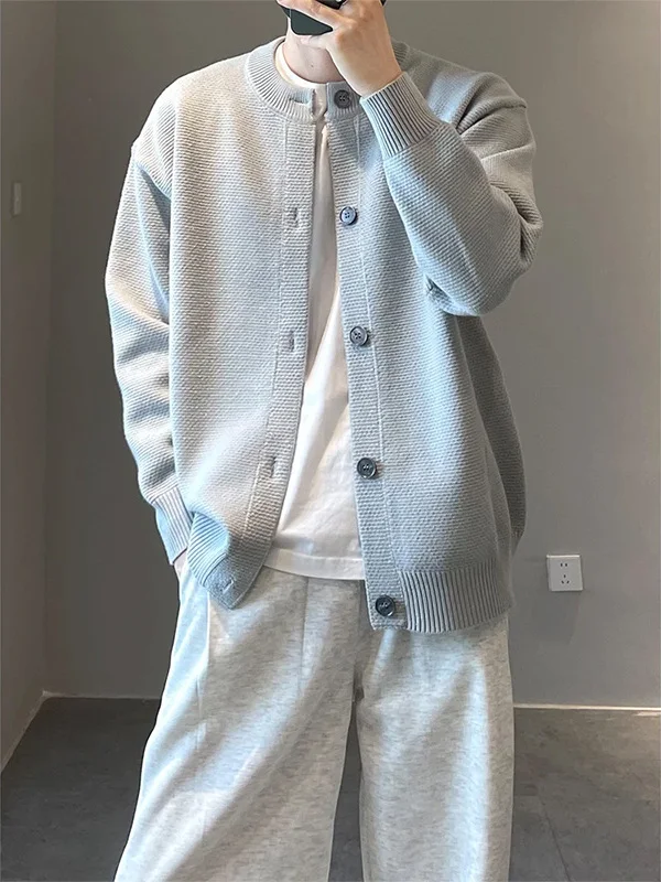 Retro Loose Fit Knit Cardigan Men's Color Collarl Sweater Versatile Casual Outerwear Comfortable Regular Length
Retro Loose Fit Knit Cardigan Men's Color Collarl Sweater Versatile Casual Outerwear Comfortable Regular Length