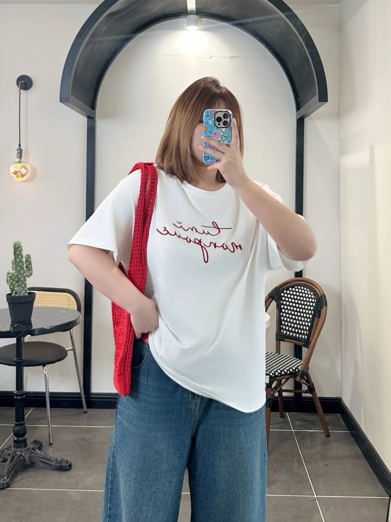 plus Size Women's Casual Loose Summer New Style Short Sleeve Commute Wind Clothes Cotton Polyester Blend round Neck T-shirt
plus Size Women's Casual Loose Summer New Style Short Sleeve Commute Wind Clothes Cotton Polyester Blend round Neck T-shirt