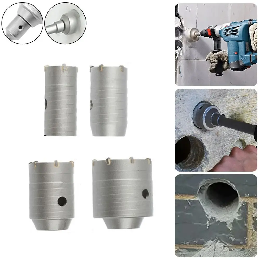 30-68mm Wall Hole Saw with Round Shaft Fast Drilling Concrete Hole Saw Hammer Drill Bit Set
30-68mm Wall Hole Saw with Round Shaft Fast Drilling Concrete Hole Saw Hammer Drill Bit Set