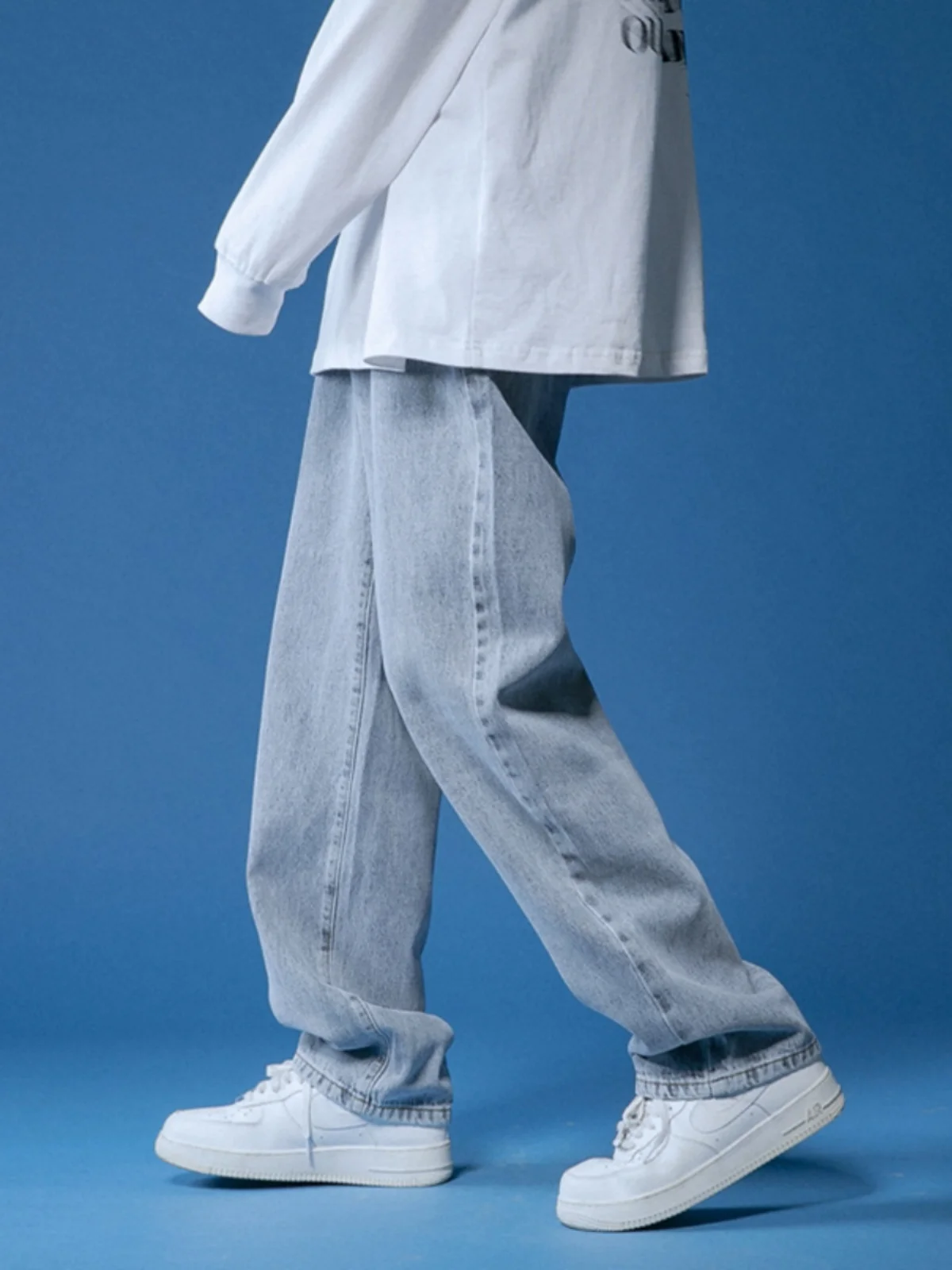 Легкие мужские свободные прямые джинсы Wa, модные брюки для папы, повседневные брюки длиной до пола, весна-осень, модные
Легкие мужские свободные прямые джинсы Wa, модные брюки для папы, повседневные брюки длиной до пола, весна-осень, модные