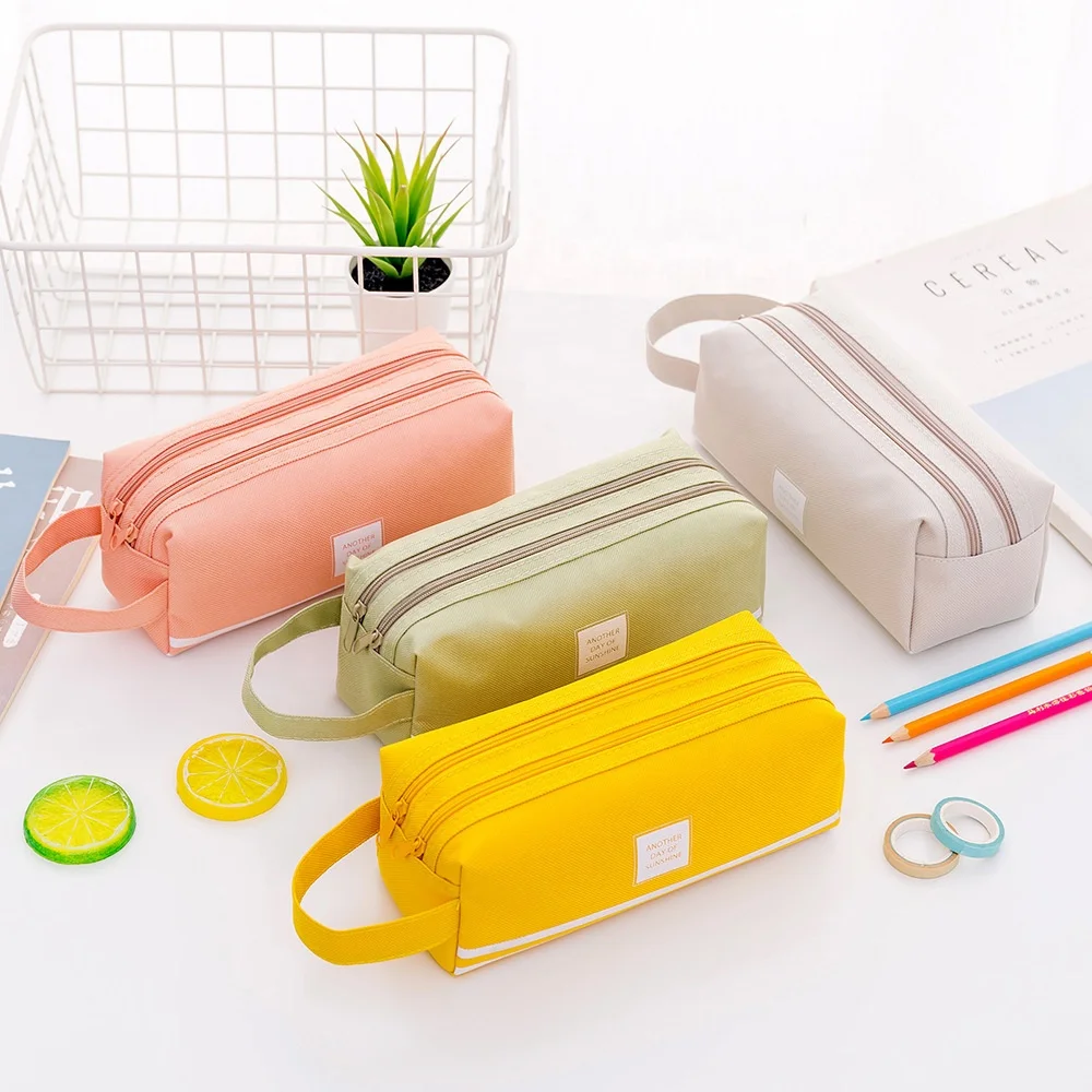 New Design Wholesale Double Layer Kids Box Of Color Pencils Portable Pencil Case
New Design Wholesale Double Layer Kids Box Of Color Pencils Portable Pencil Case