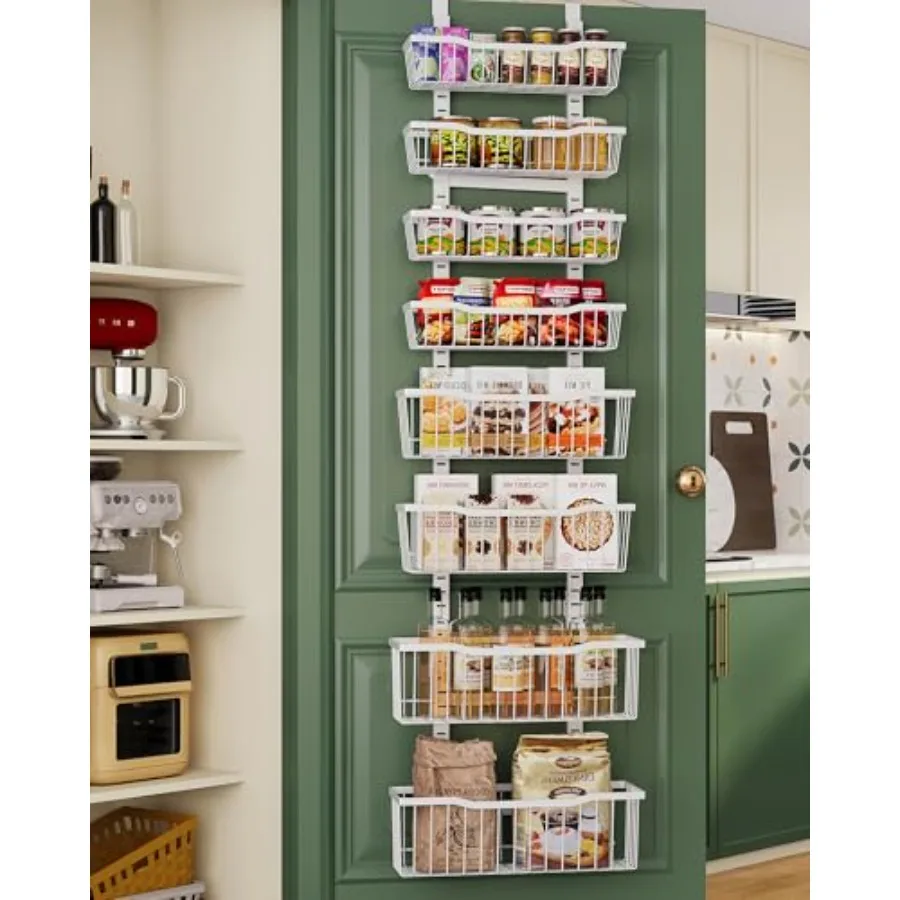 Over The Door Organizer 8-Tier Over The Door Pantry Organizer with Adjustable Baskets Metal Hanging Pantry Organizers and Stora
Over The Door Organizer 8-Tier Over The Door Pantry Organizer with Adjustable Baskets Metal Hanging Pantry Organizers and Stora