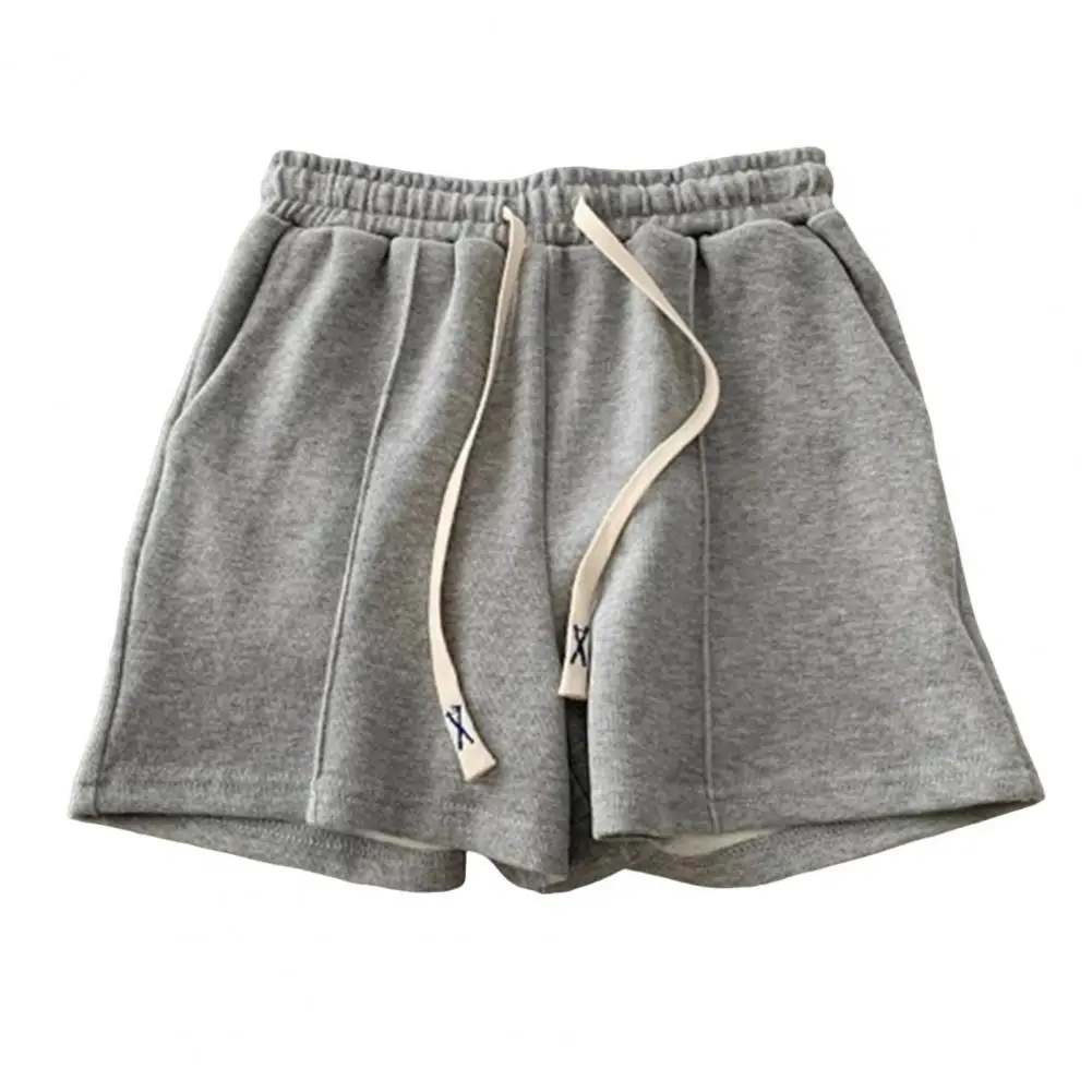 Solid Color Street Style Shorts Stylish Women's Elastic Waist Shorts with Adjustable Drawstring Pockets for Street Style Summer
Solid Color Street Style Shorts Stylish Women's Elastic Waist Shorts with Adjustable Drawstring Pockets for Street Style Summer