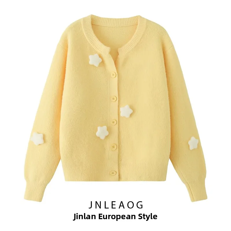 Faionable Versatile JNLEAOG Women's Knitted Sweater Autumn New Sle Polyester Fiber Long Sve Button Front Cardigan
Faionable Versatile JNLEAOG Women's Knitted Sweater Autumn New Sle Polyester Fiber Long Sve Button Front Cardigan