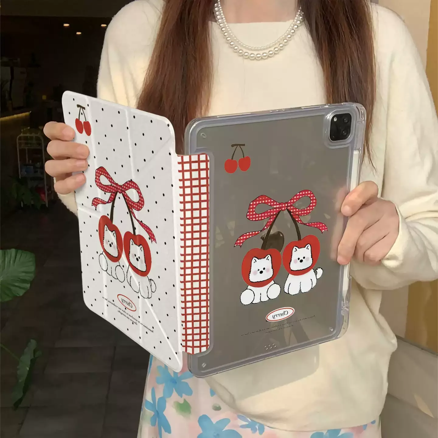 Милый чехол-книжка с бантом и вишнями для iPad Pro 11, 12.9, 13 (M2, M4, M3, M5), а также для iPad 8.3, 9.7, 10.2 (5/6/7/8/9/10/11 поколений), Air 4, 5, 6, 7
Милый чехол-книжка с бантом и вишнями для iPad Pro 11, 12.9, 13 (M2, M4, M3, M5), а также для iPad 8.3, 9.7, 10.2 (5/6/7/8/9/10/11 поколений), Air 4, 5, 6, 7