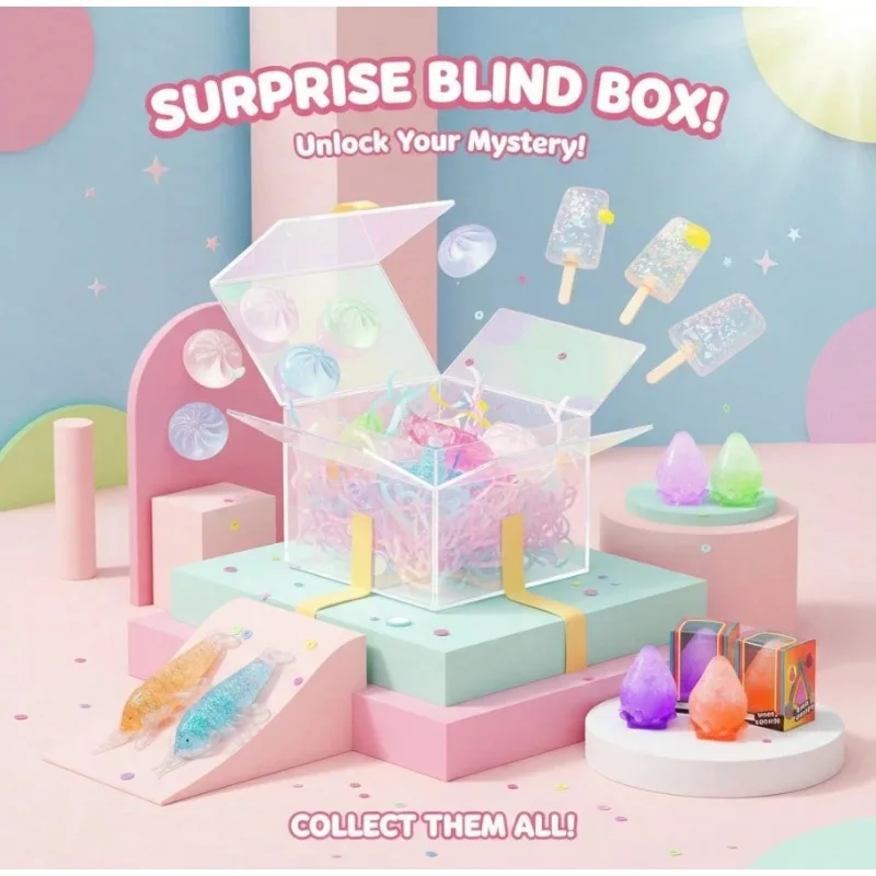 Mystery Blind Box Squishy Surprise Set – 3 Independent Random Draws Per Order, Cute Collectible Toy Pack With 4 Designs
Mystery Blind Box Squishy Surprise Set – 3 Independent Random Draws Per Order, Cute Collectible Toy Pack With 4 Designs