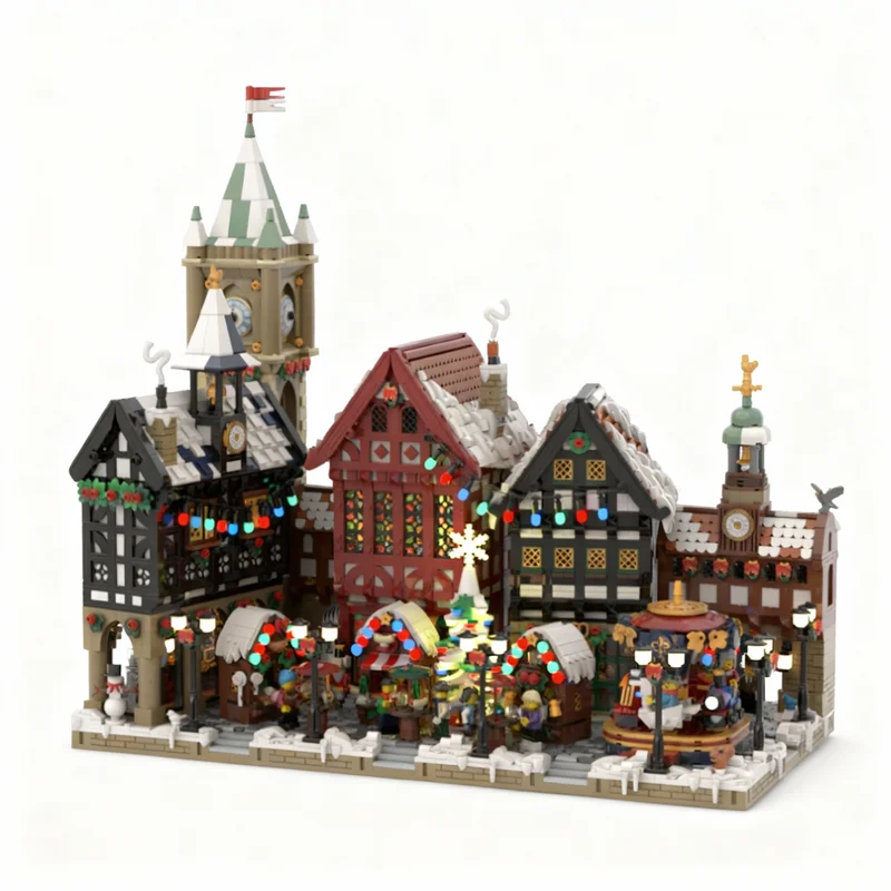 8863pcs MOC German Christmas Old Town Seasonal Christmas Model Building Blocks Construction Toys Christmas Gifts Brick Kids
8863pcs MOC German Christmas Old Town Seasonal Christmas Model Building Blocks Construction Toys Christmas Gifts Brick Kids