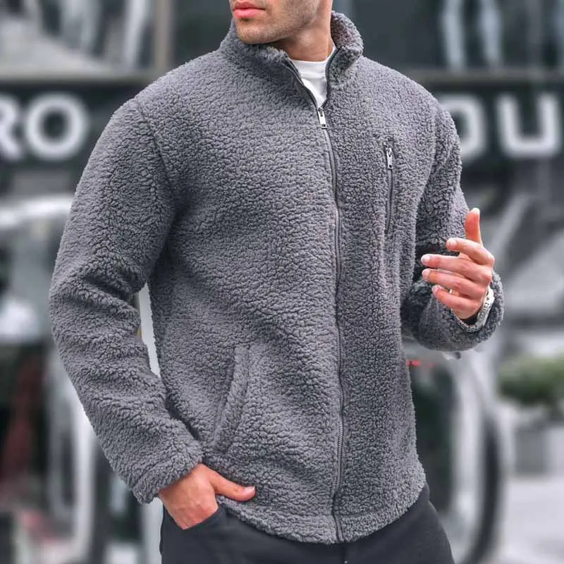 Autumn And Winter New Fashion Stand-up Collar Fleece Jacket, Casual Loose Thermal Sweater Jacket Men
Autumn And Winter New Fashion Stand-up Collar Fleece Jacket, Casual Loose Thermal Sweater Jacket Men