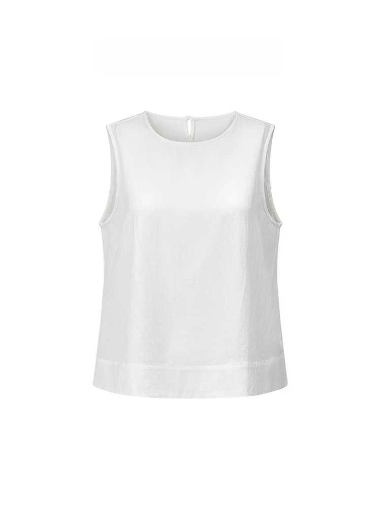 Basic House round Ne Svel Vest irt Women Casual Loose Top Summer Pure Color Design Commute Sle Thin Cotton Blend
Basic House round Ne Svel Vest irt Women Casual Loose Top Summer Pure Color Design Commute Sle Thin Cotton Blend