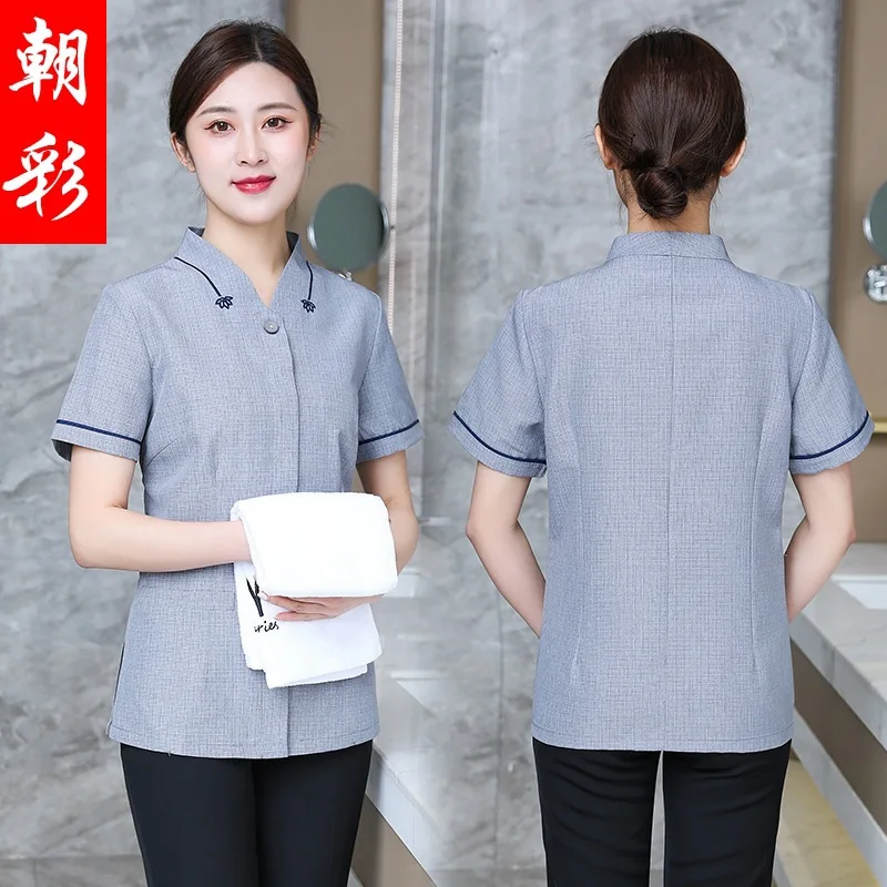 Cleaning Work Clothes Spring and Autumn Long-Sleeved Thickened Cleaning Aunt Female Hotel Property Hotel Cleaning Service Unifor
Cleaning Work Clothes Spring and Autumn Long-Sleeved Thickened Cleaning Aunt Female Hotel Property Hotel Cleaning Service Unifor